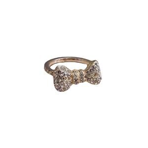 Sterling Silver and Swarovski Robin McGraw Midi Bow Ring